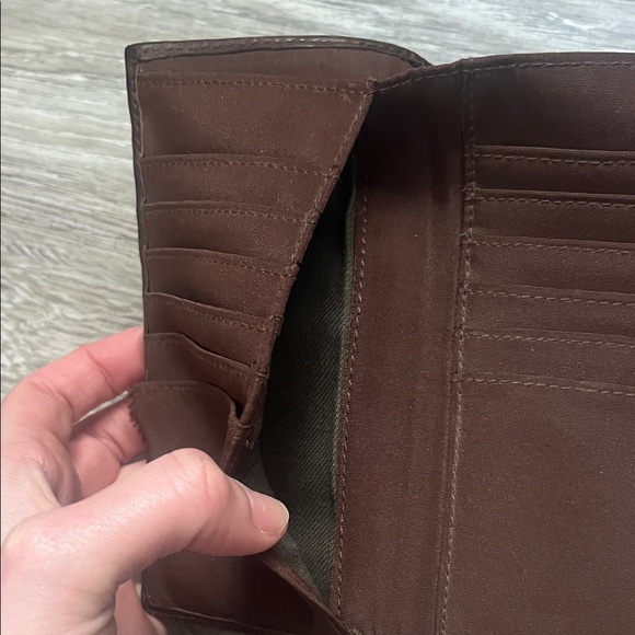 Vintage Brown Genuine Leather Wallet - Picture 6 of 14